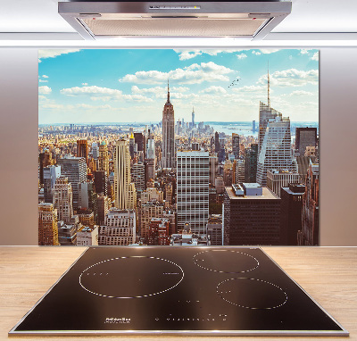 Panel lacobel Nowy Jork lot ptaka