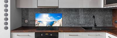 Panel do kuchni Santorini Grecja