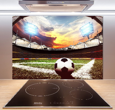 Spatscherm keuken Bal in het stadion