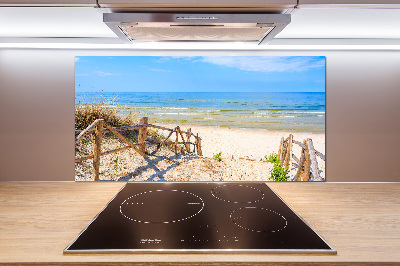 Spatscherm keuken Toegang tot het strand