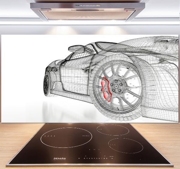 Panel do kuchni Siatka samochodu