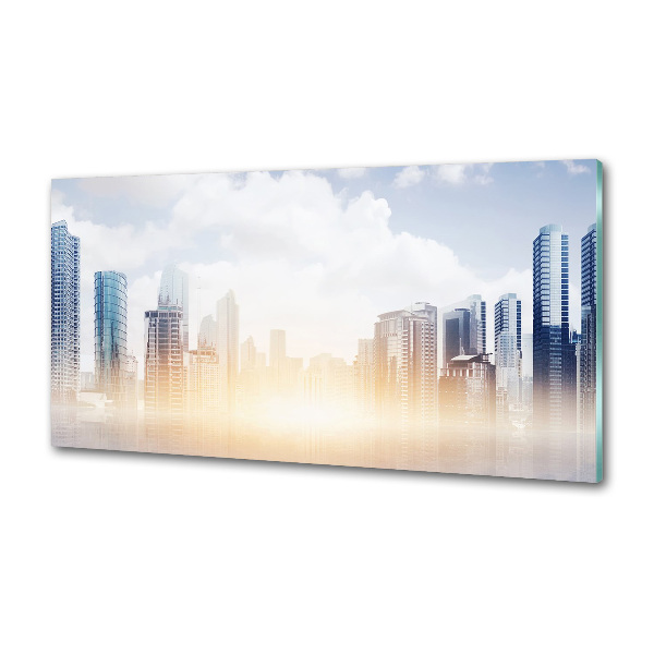 Achterwand keuken Wolkenkrabbers