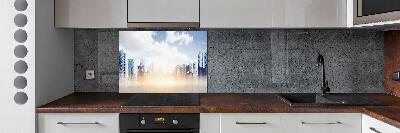 Panel do kuchni Drapacze chmur