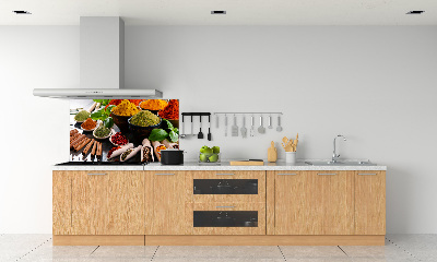 Panel do kuchni Kolorowe przyprawy