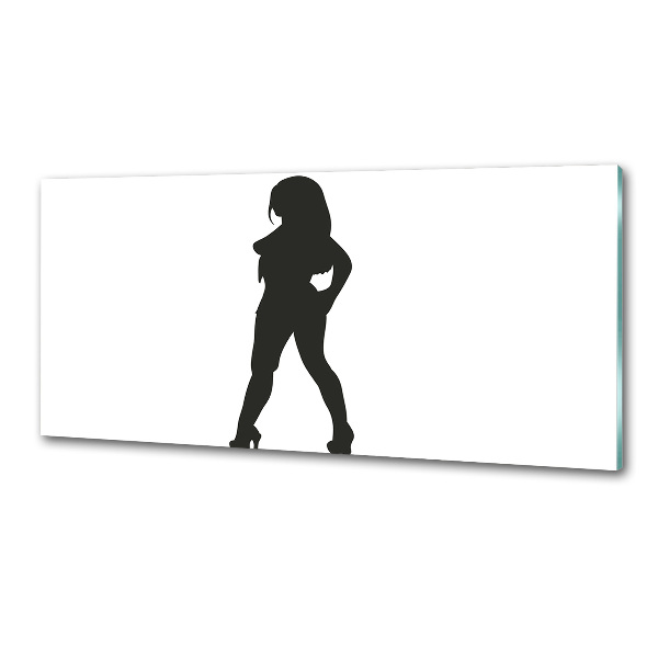 Panel do kuchni Sylwetka kobiety