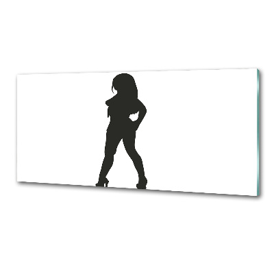 Panel do kuchni Sylwetka kobiety