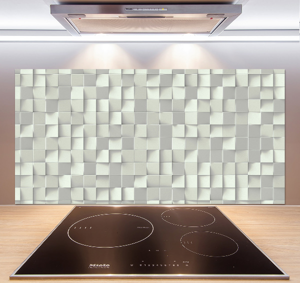 Glazen achterwand keuken Geometrische achtergrond