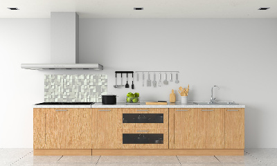 Glazen achterwand keuken Geometrische achtergrond