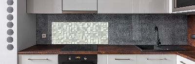 Glazen achterwand keuken Geometrische achtergrond