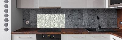 Glazen achterwand keuken Geometrische achtergrond