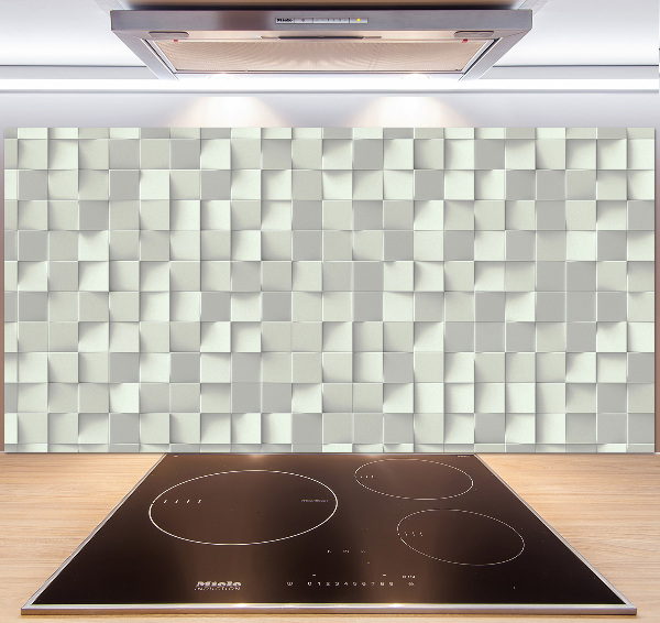 Glazen achterwand keuken Geometrische achtergrond