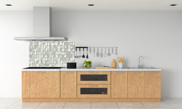 Glazen achterwand keuken Geometrische achtergrond