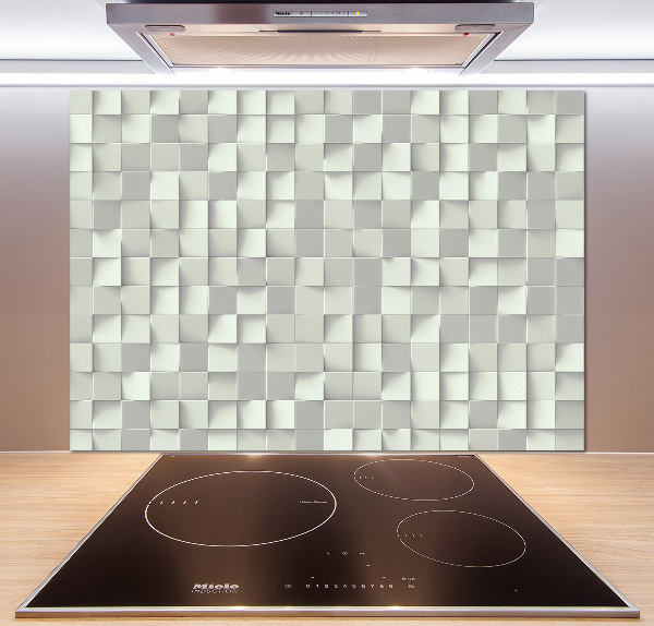 Glazen achterwand keuken Geometrische achtergrond