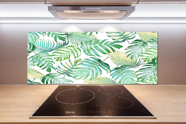 Panel do kuchni Tropikalne liście