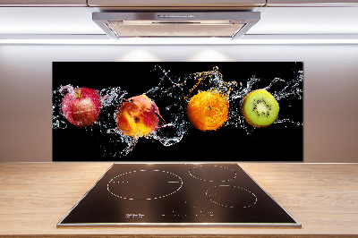 Spatplaat keuken Fruit en water