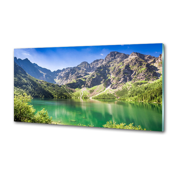 Panel do kuchni Morskie oko Tatry