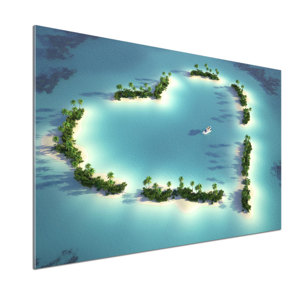 Achterwand keuken Hartvormige eilanden