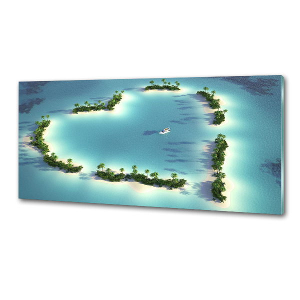 Achterwand keuken Hartvormige eilanden