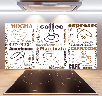 Panel dekor szkło Czas na kawę