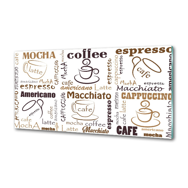 Spatscherm keuken Tijd voor koffie