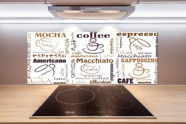 Spatscherm keuken Tijd voor koffie