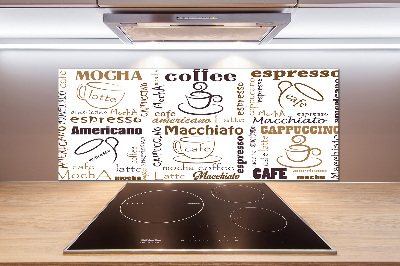 Panel dekor szkło Czas na kawę