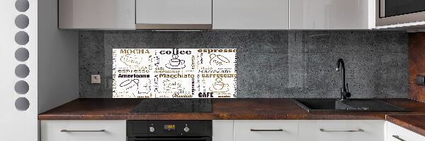 Spatscherm keuken Tijd voor koffie