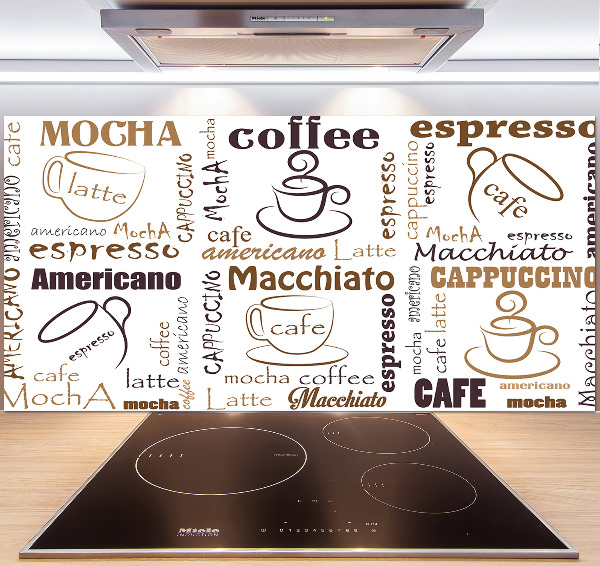 Spatscherm keuken Tijd voor koffie