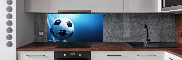 Spatplaat keuken De bal ligt in het doel.