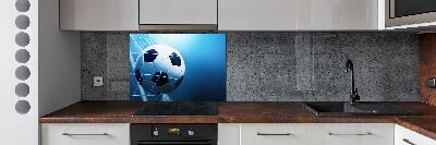 Spatplaat keuken De bal ligt in het doel.