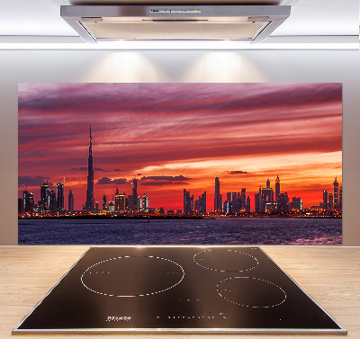 Glazen achterwand keuken Zonsondergang Dubai