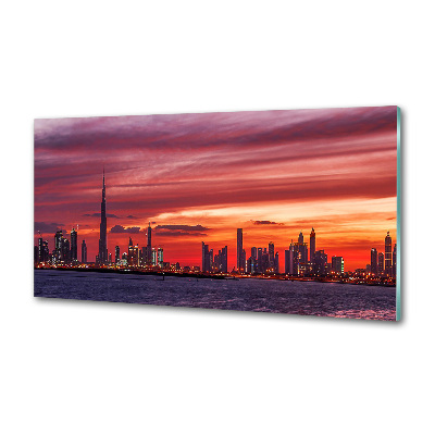 Glazen achterwand keuken Zonsondergang Dubai