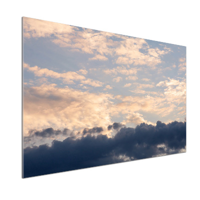 Spatscherm keuken Wolken aan de hemel