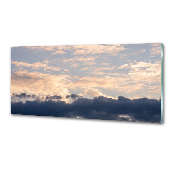 Spatscherm keuken Wolken aan de hemel