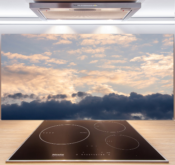 Spatscherm keuken Wolken aan de hemel