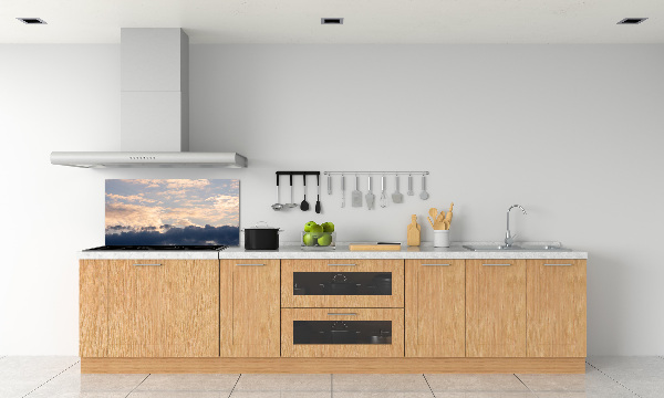Spatscherm keuken Wolken aan de hemel