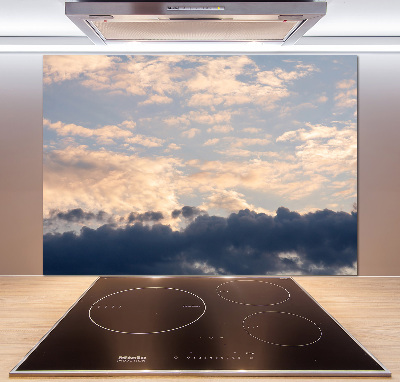 Spatscherm keuken Wolken aan de hemel