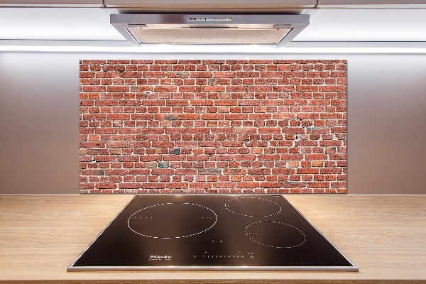 Spatplaat keuken Bakstenen muur