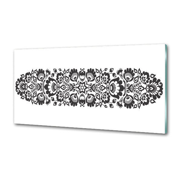 Panel do kuchni Ludowe kwiaty