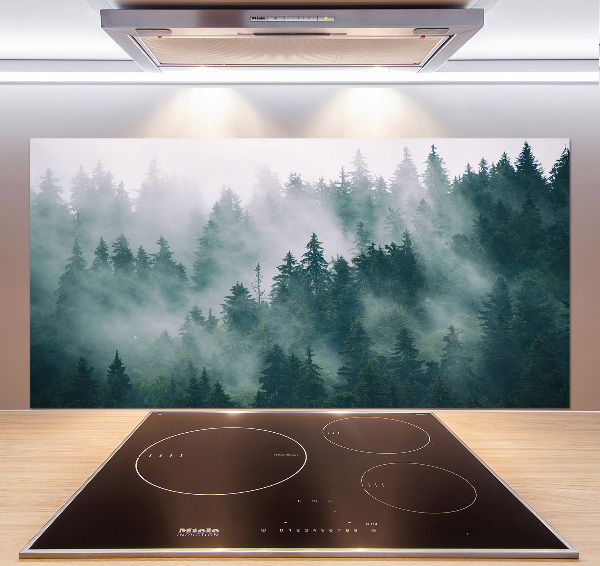 Keuken achterwand Mist boven het bos