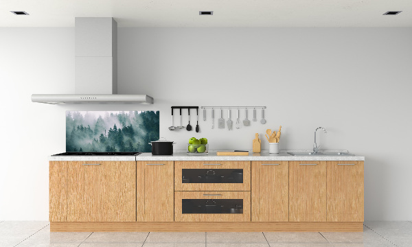 Keuken achterwand Mist boven het bos