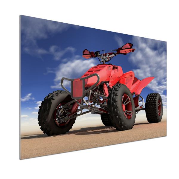 Panel do kuchni Quad na pustyni