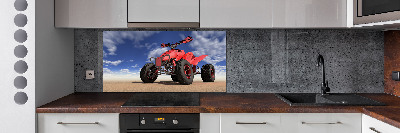 Panel do kuchni Quad na pustyni