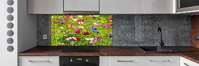 Achterwand keuken Wilde bloemen