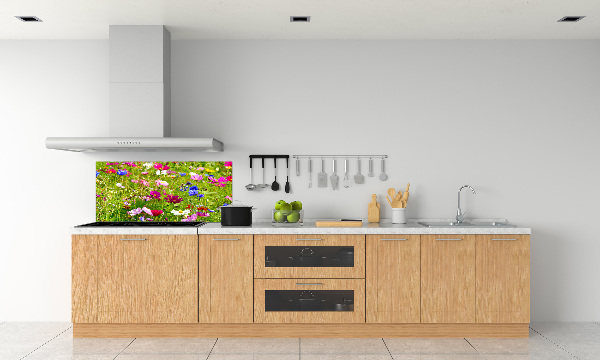Achterwand keuken Wilde bloemen