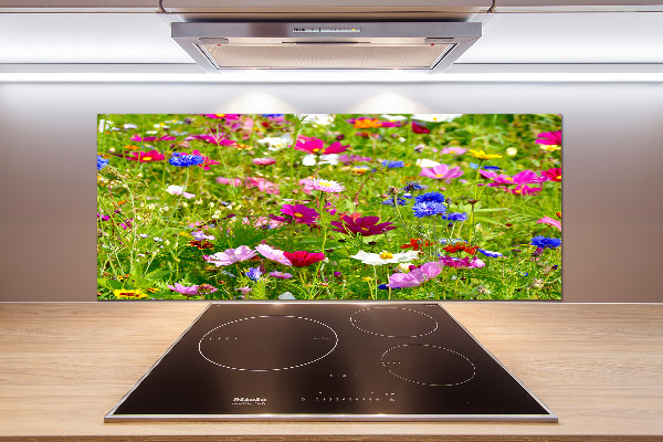 Achterwand keuken Wilde bloemen