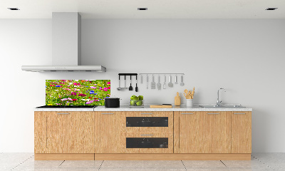 Achterwand keuken Wilde bloemen