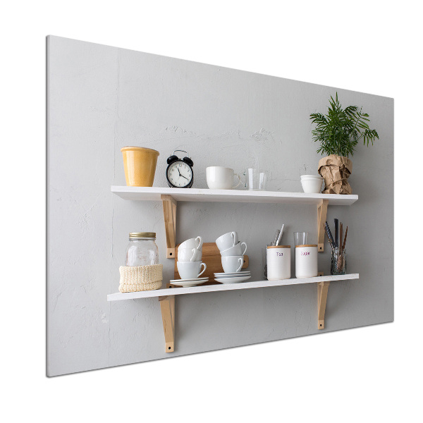 Keuken achterwand Decoraties op de plank