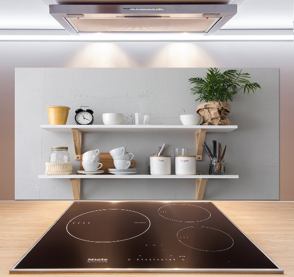 Keuken achterwand Decoraties op de plank