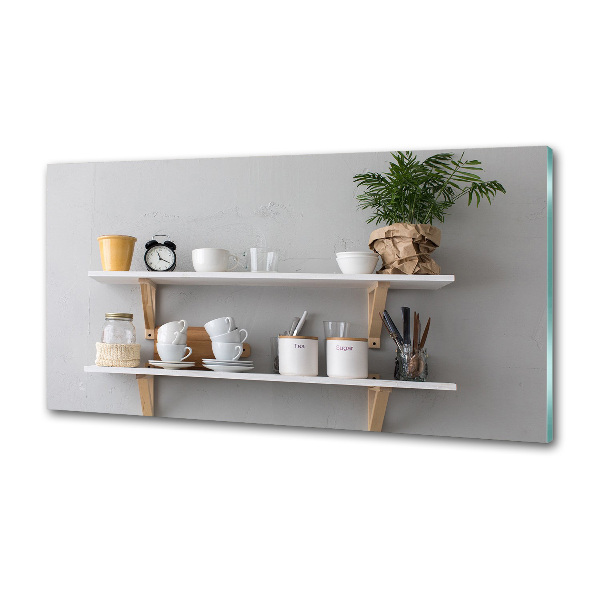 Keuken achterwand Decoraties op de plank
